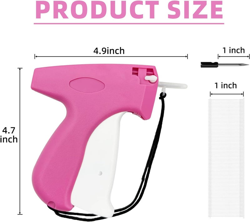 JINFFR Tagging Gun for Clothing, Tagging Gun Kit with 1600pcs 1" Barbs Fasteners and 6 Needles, Price Tag Gun, Standard Retail Price Tag Attacher Gun Kit, Clothes Tagging Gun - Image 4